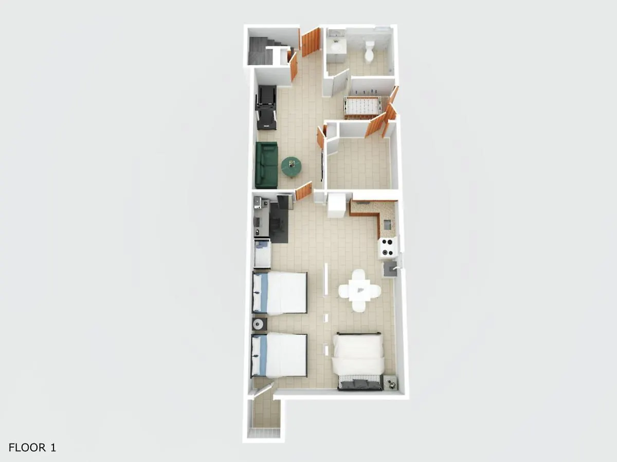 纽约Modern Studio Getaway 18 Mins To Nyc 10Min Ewr公寓 0*, 纽约 美国
